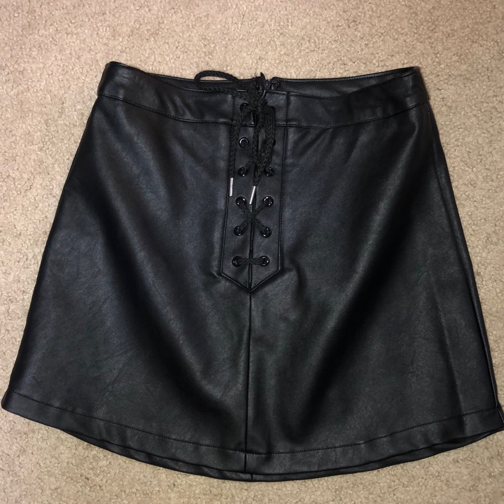 cute leather skirt never worn